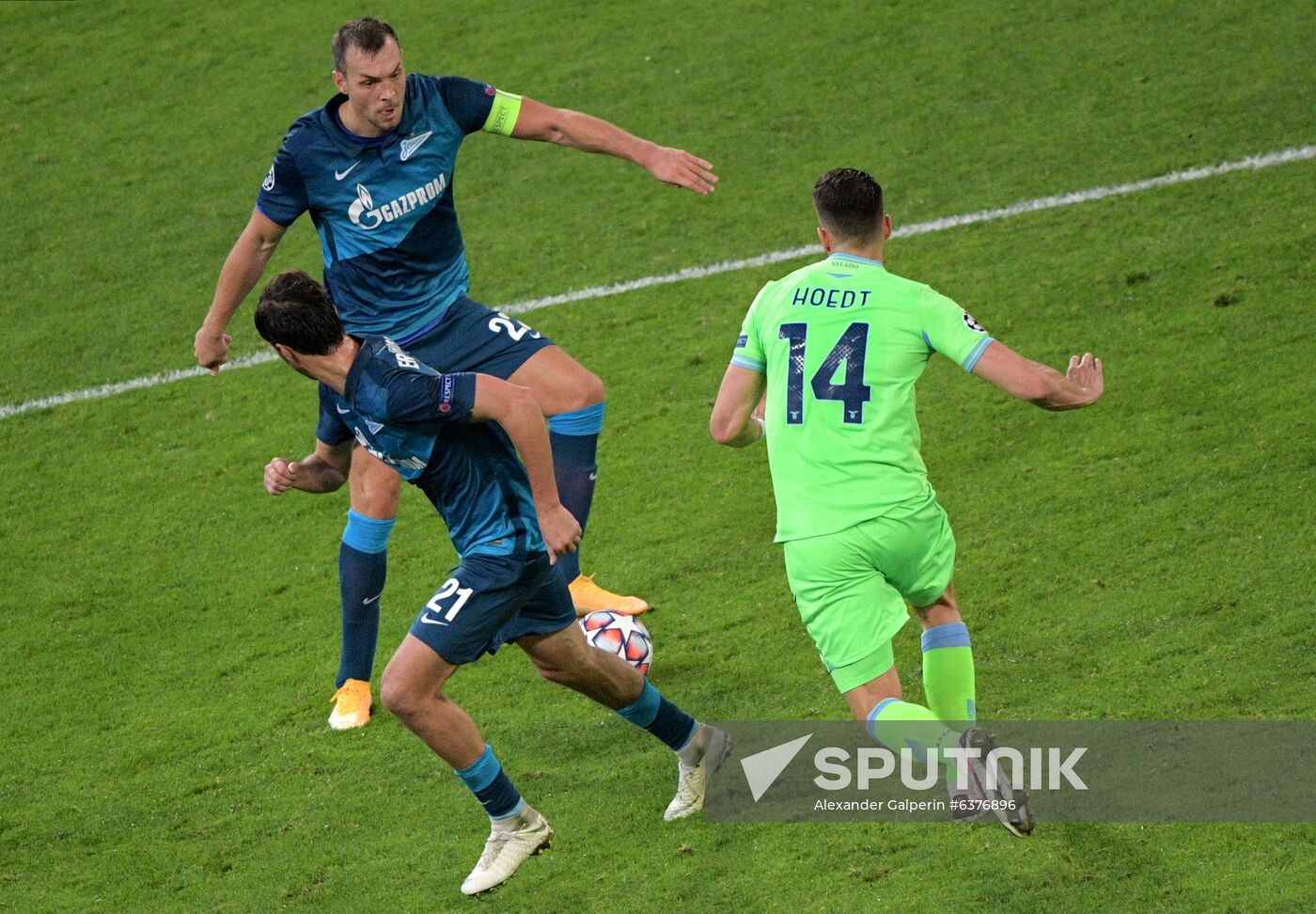 Russia Soccer Champions League Zenit - Lazio