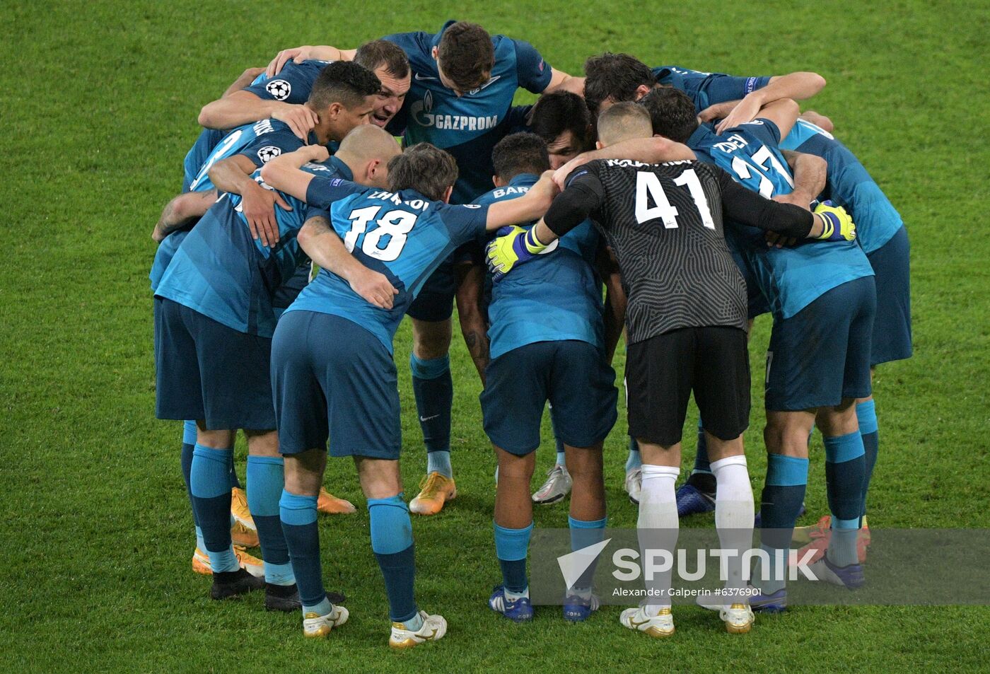 Russia Soccer Champions League Zenit - Lazio