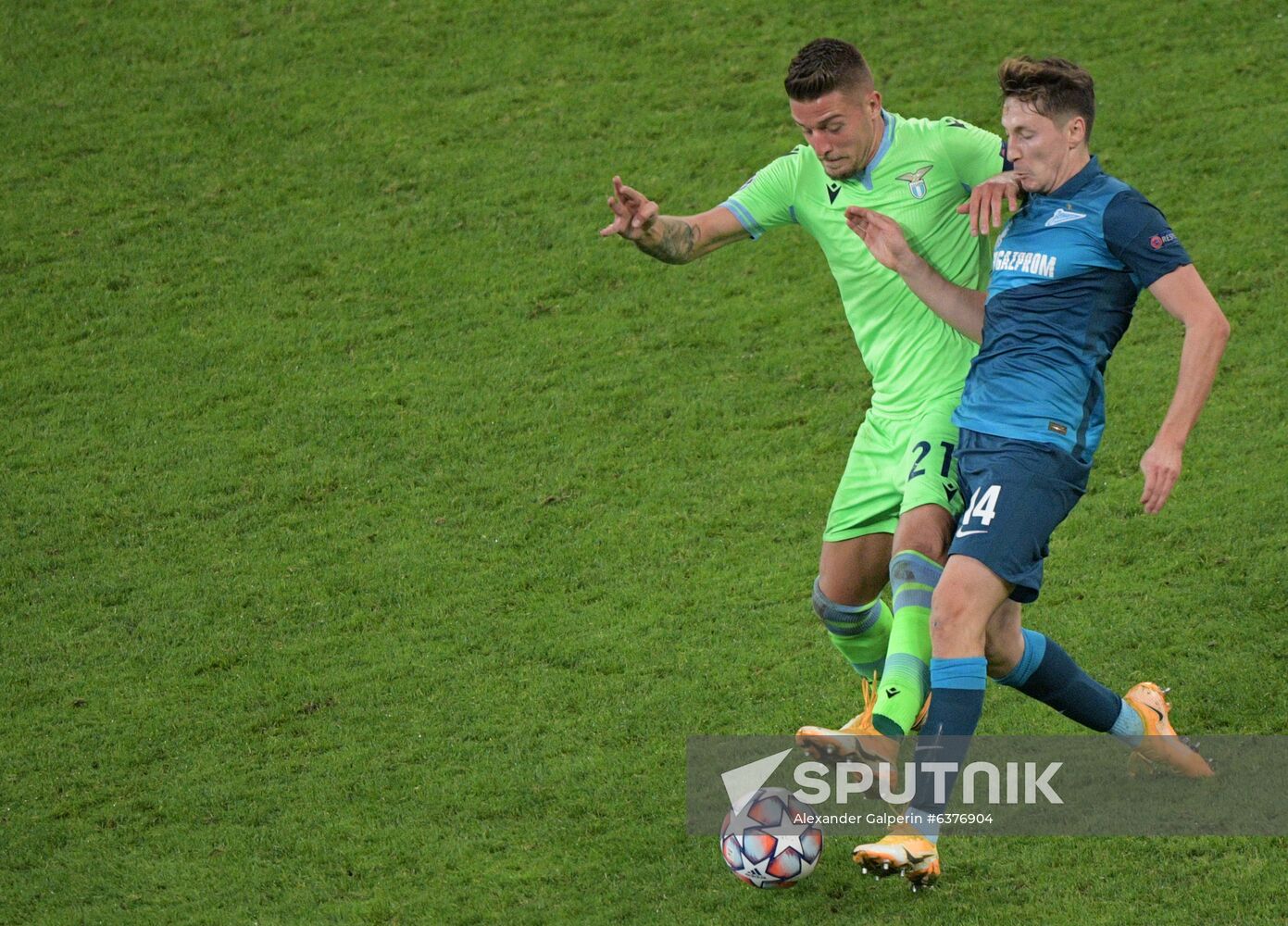 Russia Soccer Champions League Zenit - Lazio