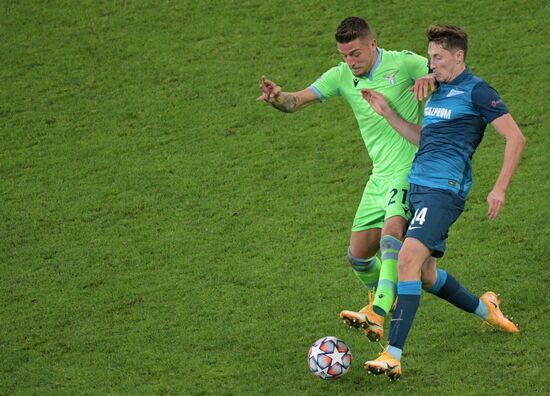 Russia Soccer Champions League Zenit - Lazio