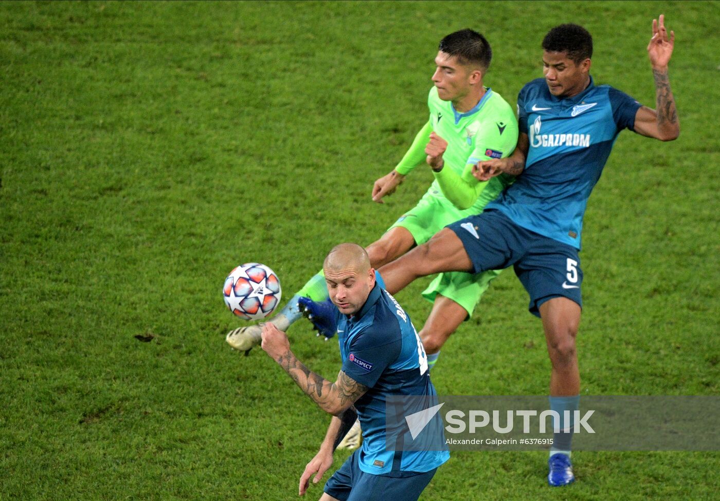 Russia Soccer Champions League Zenit - Lazio