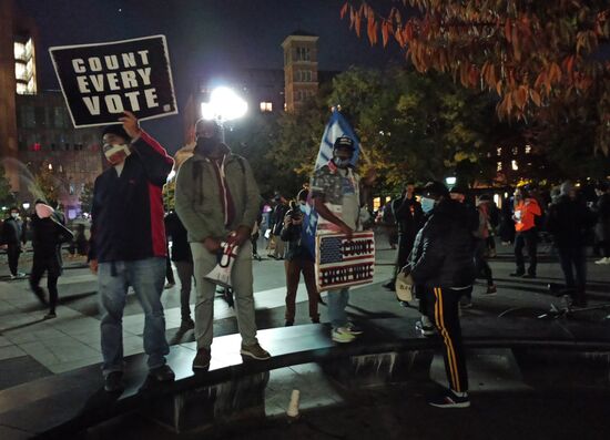 US Presidential Elections Protest