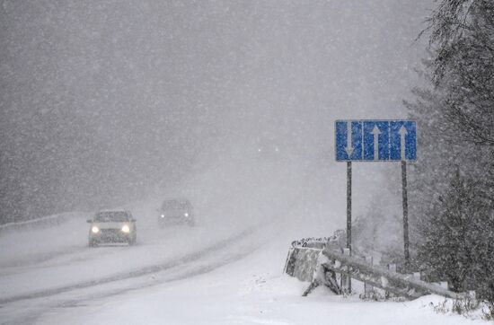 Russia Snowfall