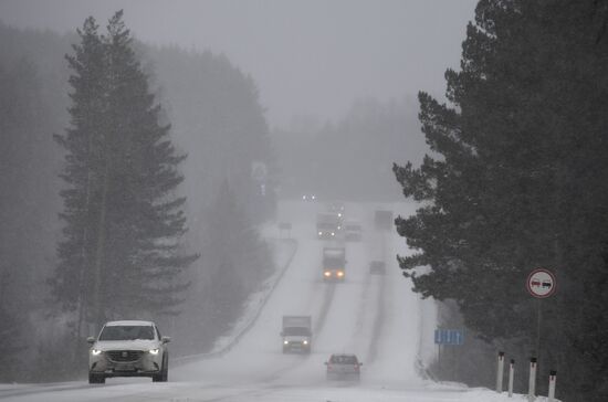 Russia Snowfall