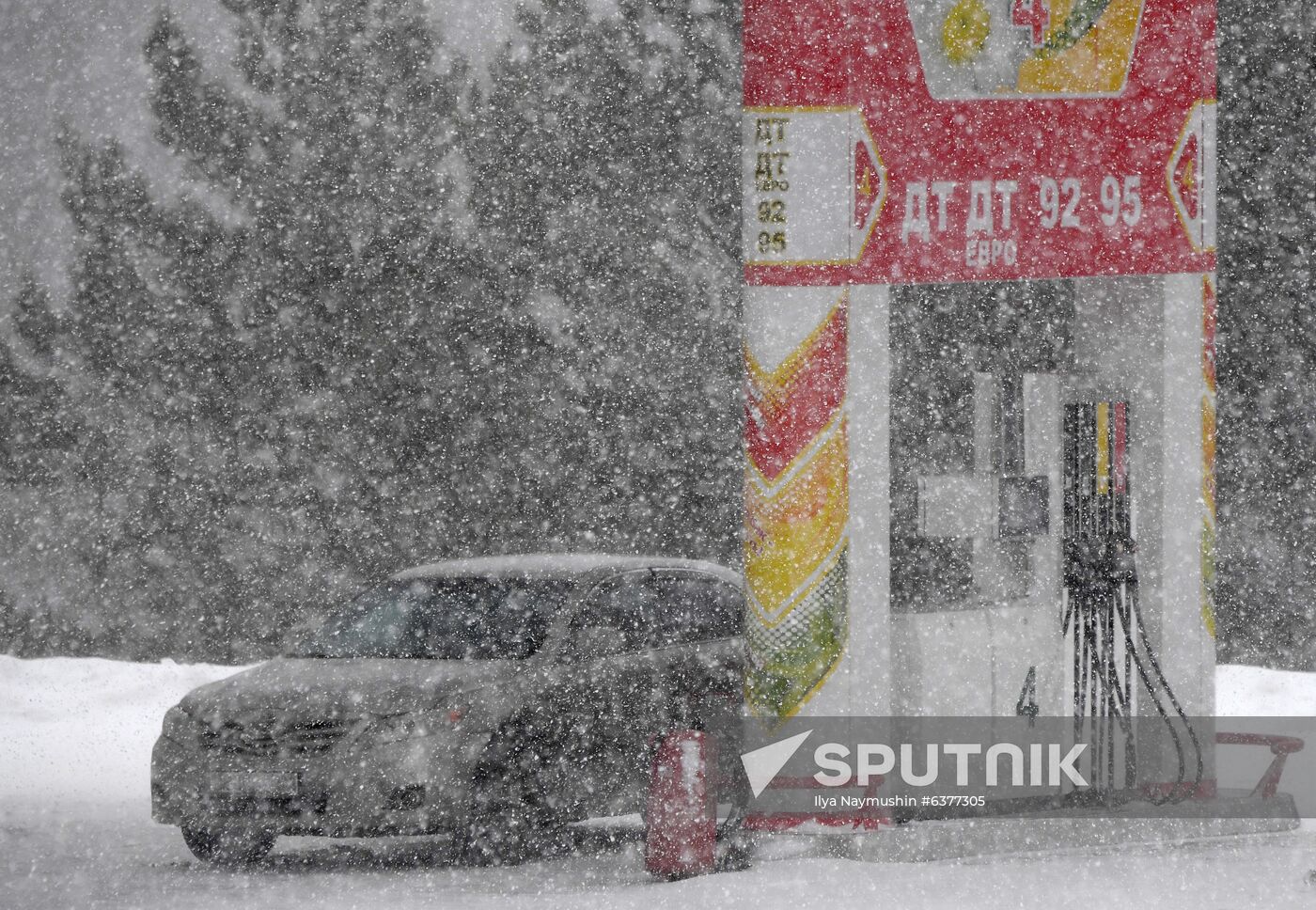 Russia Snowfall