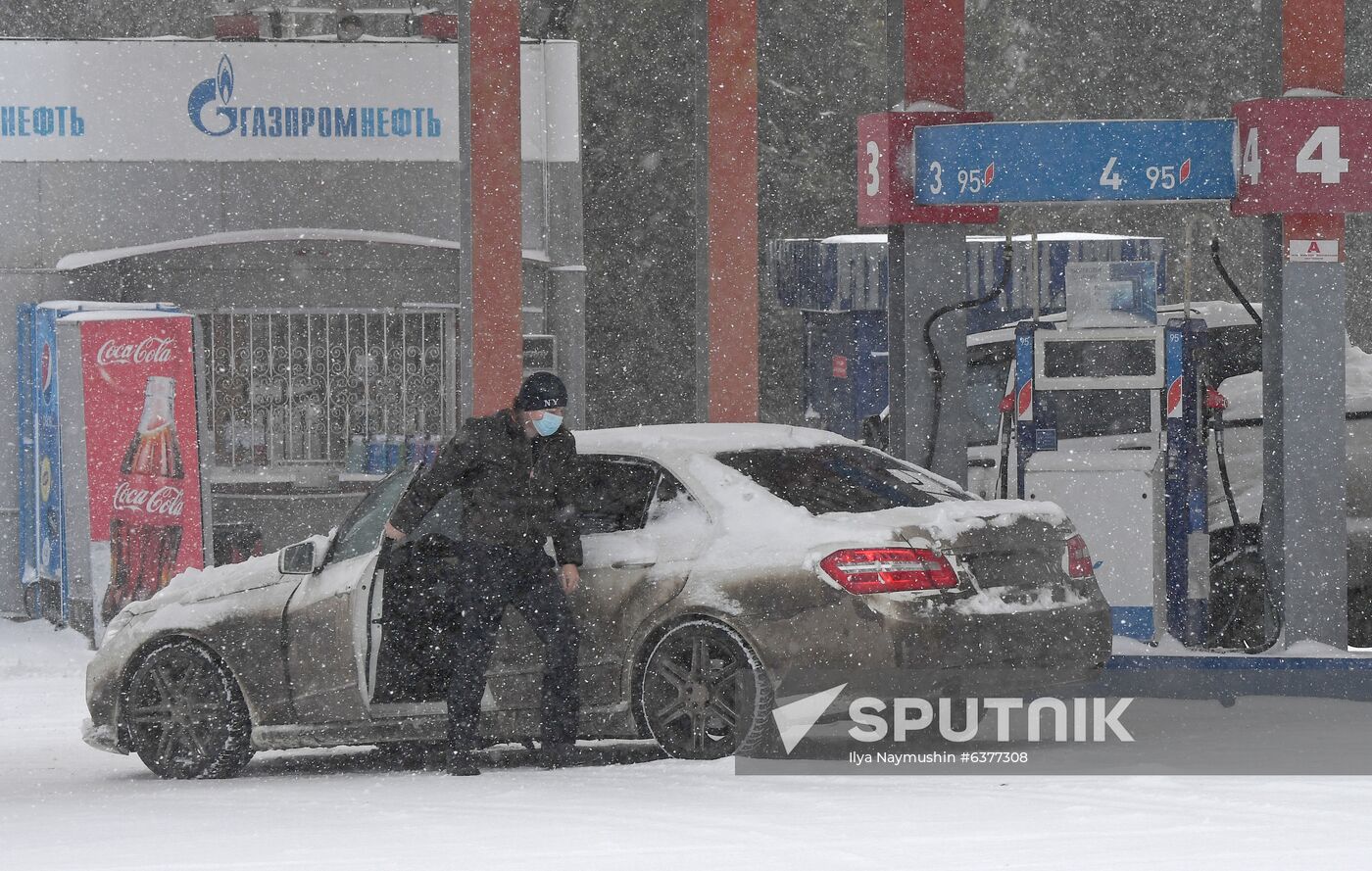 Russia Snowfall