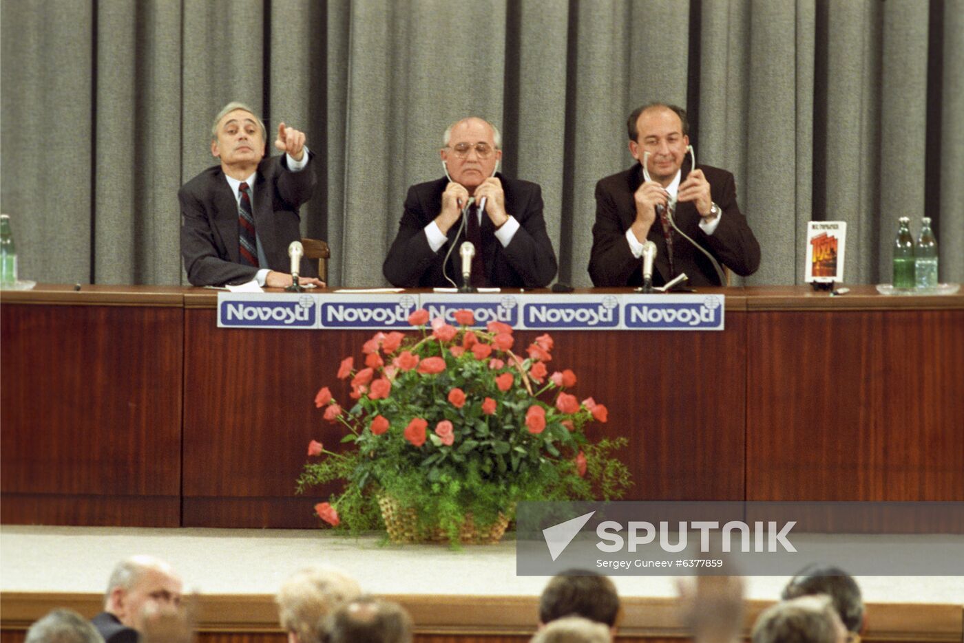 Presentation of book by USSR President Mikhail Gorbachev