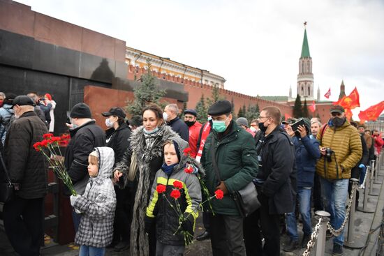 Russia October Revolution Anniversary