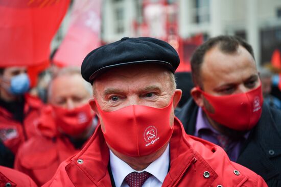 Russia October Revolution Anniversary