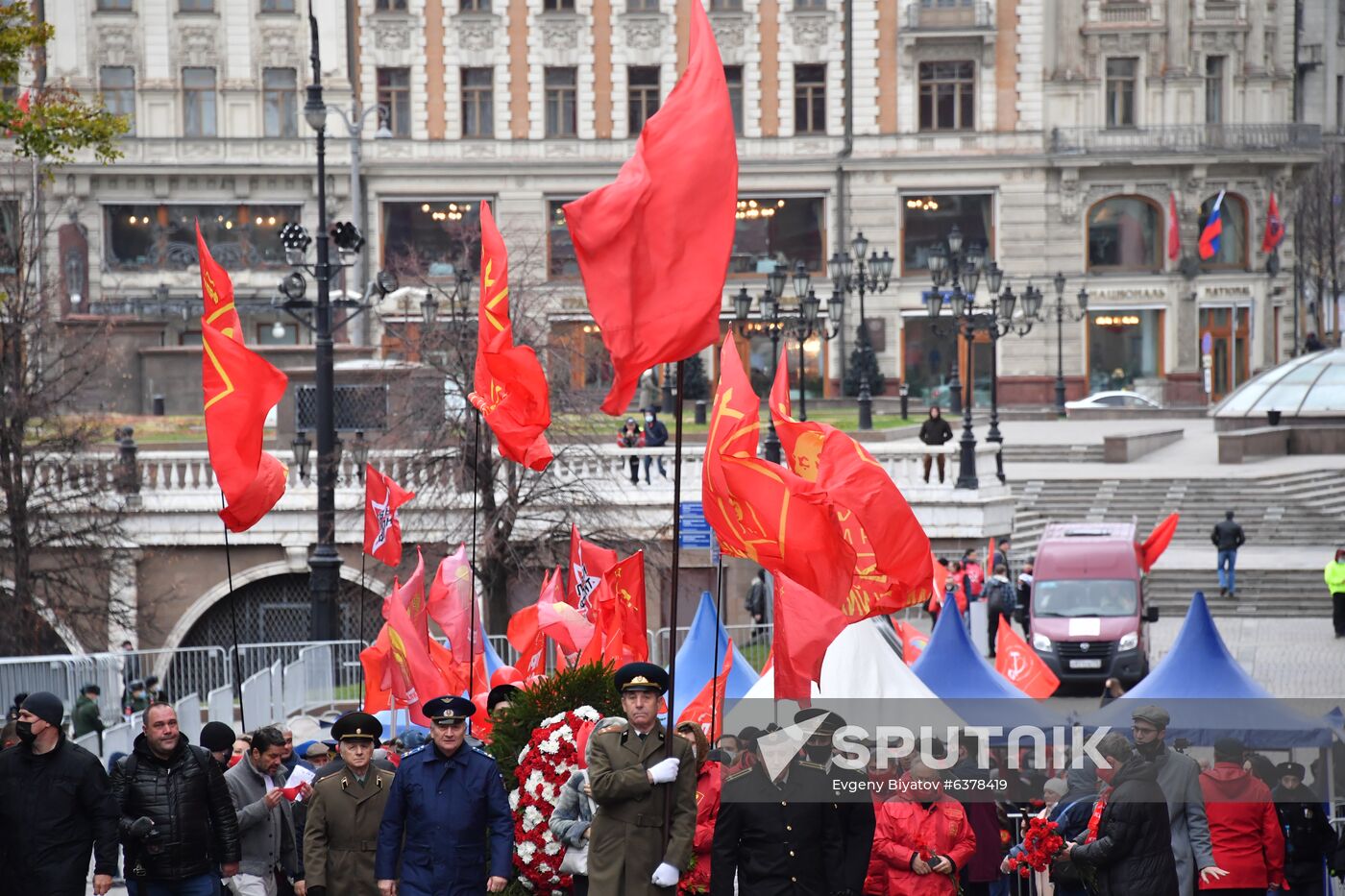 Russia October Revolution Anniversary