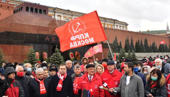 Russia October Revolution Anniversary