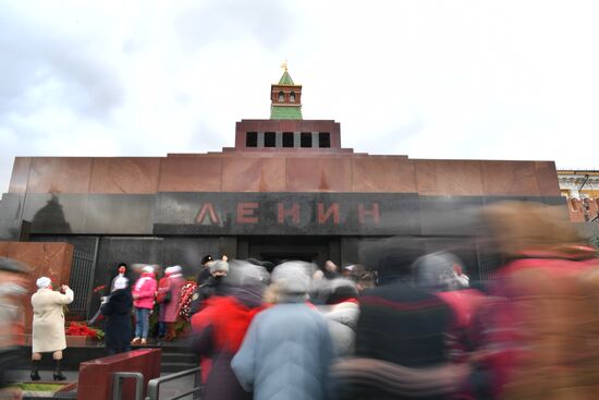Russia October Revolution Anniversary