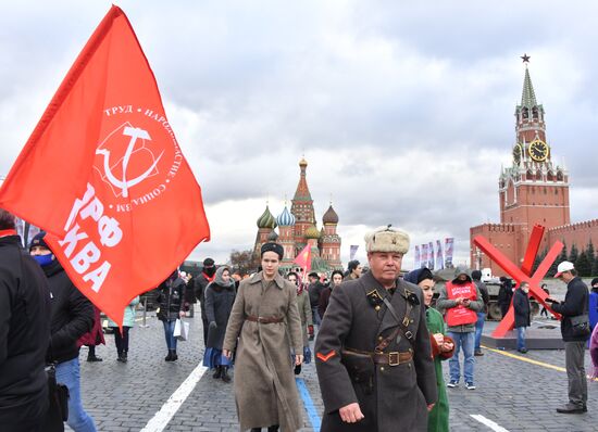 Russia October Revolution Anniversary