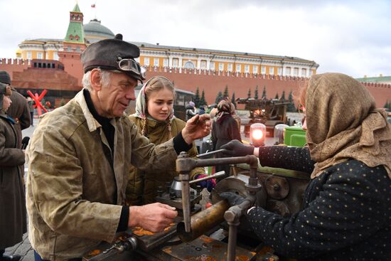 Russia October Revolution Anniversary