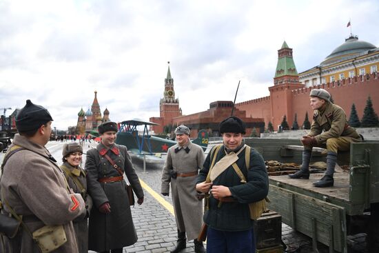 Russia October Revolution Anniversary