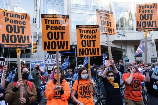 US Presidential Elections Protest 