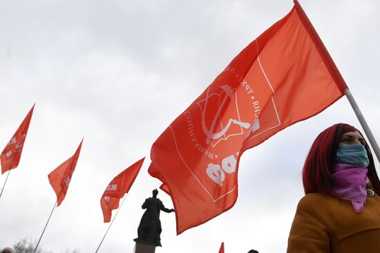 Russia October Revolution Anniversary