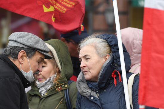 Russia October Revolution Anniversary