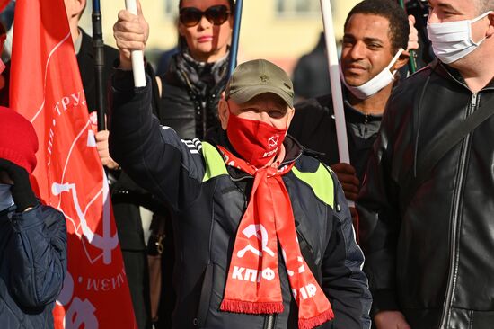 Russia October Revolution Anniversary