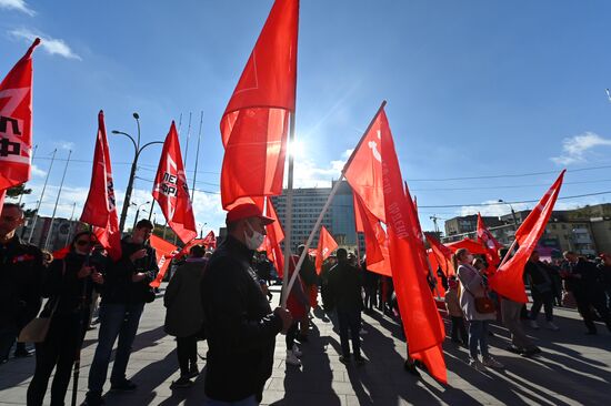 Russia October Revolution Anniversary