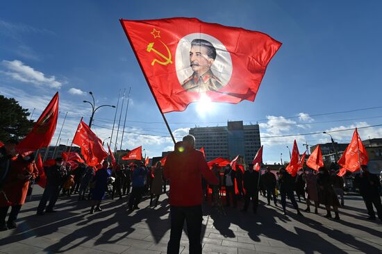 Russia October Revolution Anniversary