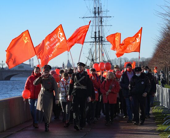 Russia October Revolution Anniversary Russia October Revolution Anniversary