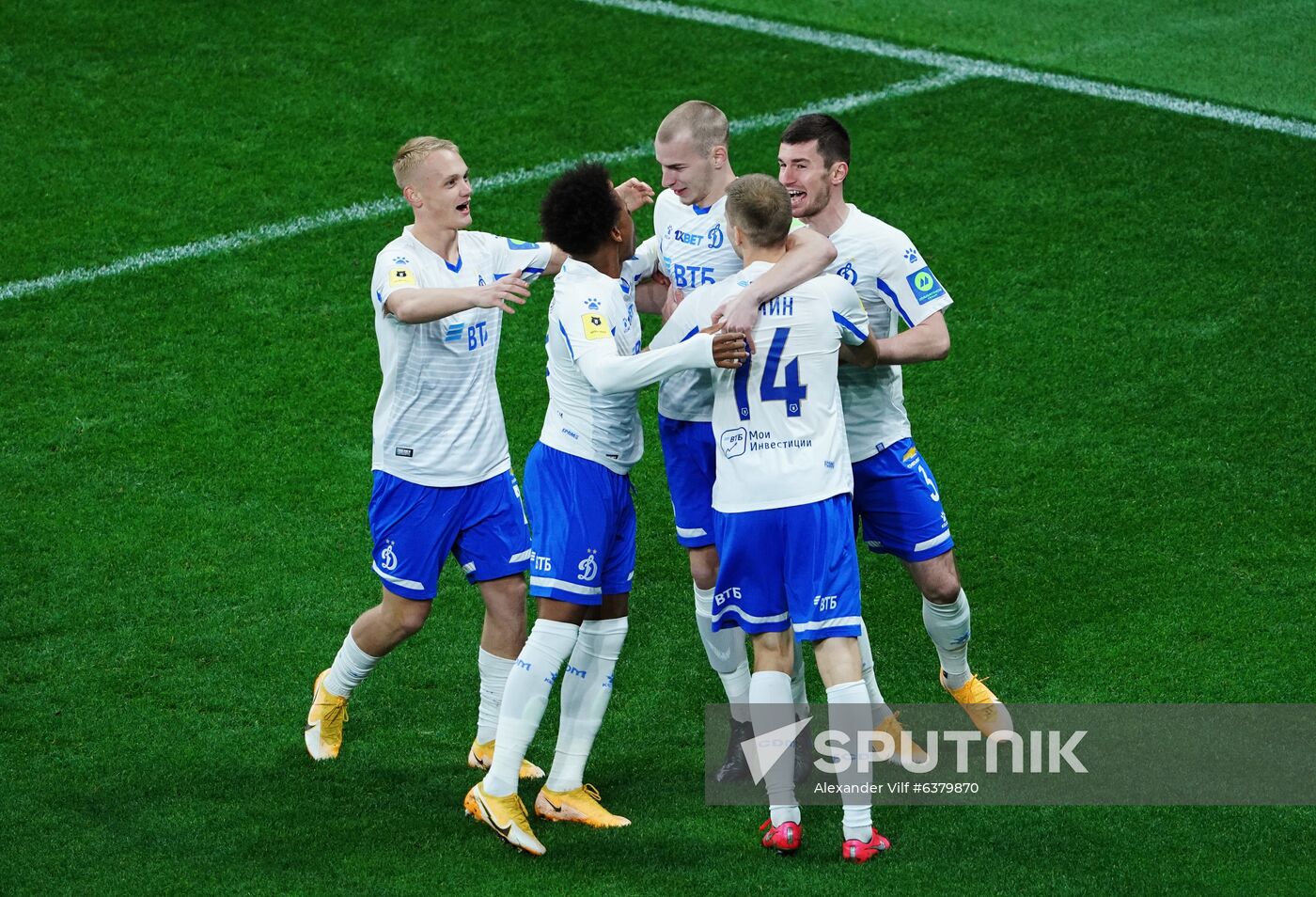 Russia Soccer Premier-League Dynamo-Lokomotiv