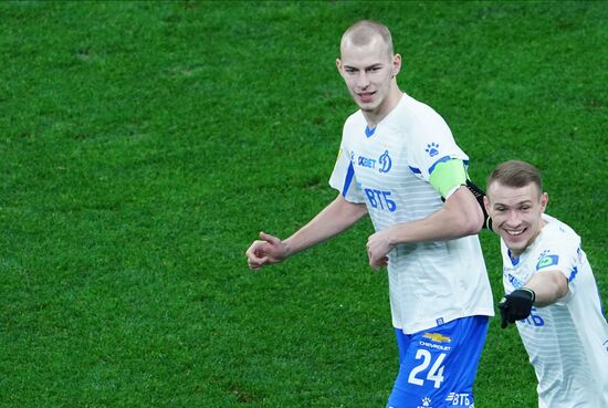 Russia Soccer Premier-League Dynamo-Lokomotiv