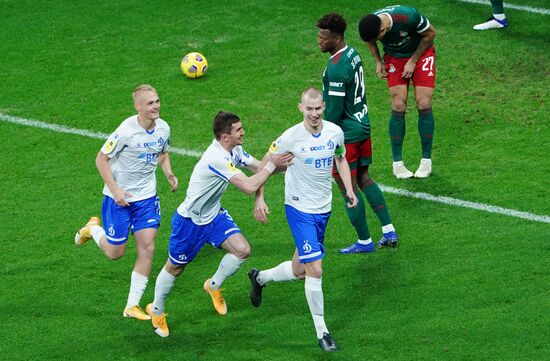 Russia Soccer Premier-League Dynamo-Lokomotiv