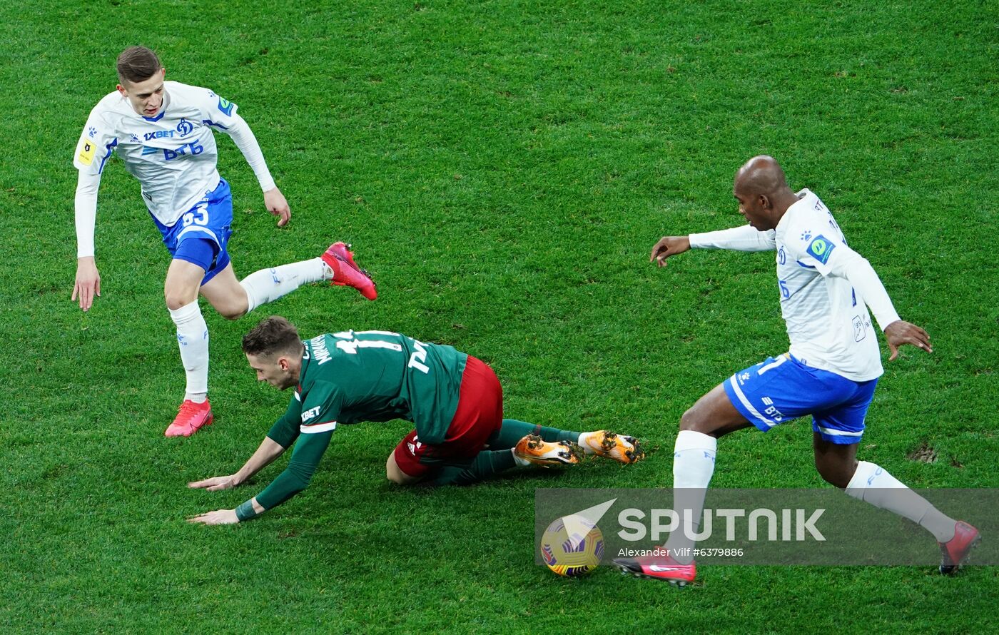 Russia Soccer Premier-League Dynamo-Lokomotiv