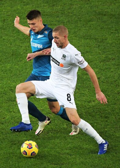 Russia Soccer Premier-League Zenit - Krasnodar