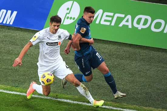 Russia Soccer Premier-League Zenit - Krasnodar