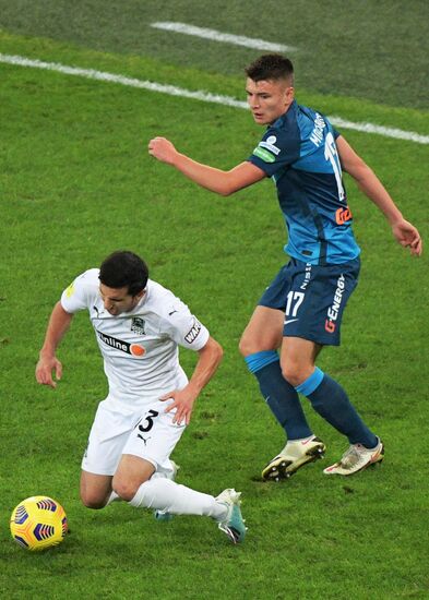 Russia Soccer Premier-League Zenit - Krasnodar