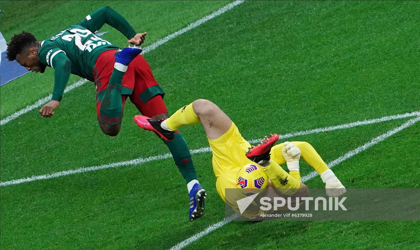 Russia Soccer Premier-League Dynamo-Lokomotiv