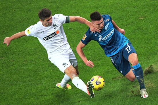 Russia Soccer Premier-League Zenit - Krasnodar