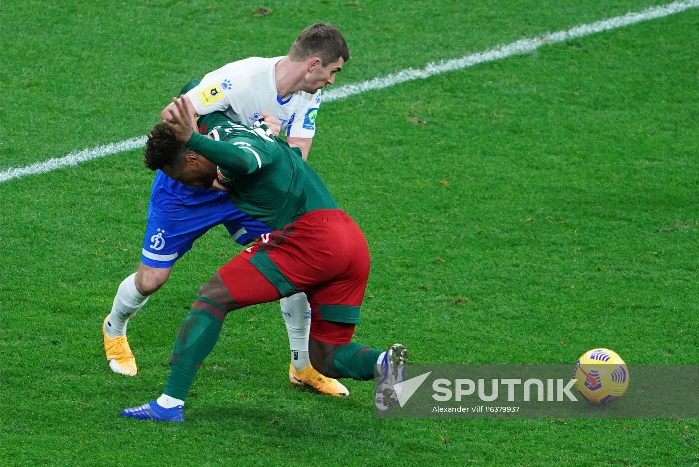 Russia Soccer Premier-League Dynamo-Lokomotiv