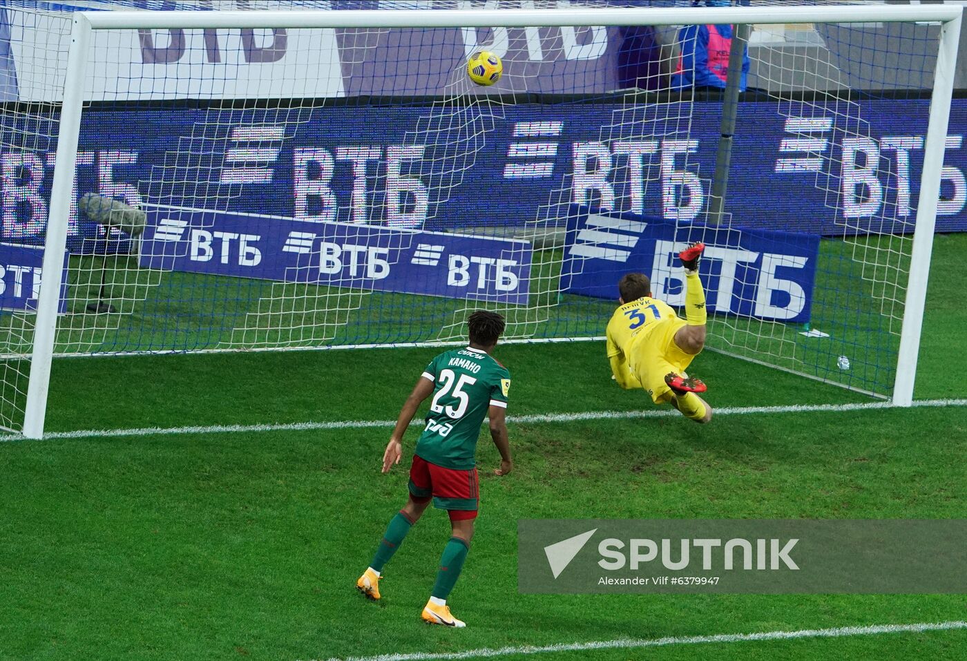 Russia Soccer Premier-League Dynamo-Lokomotiv