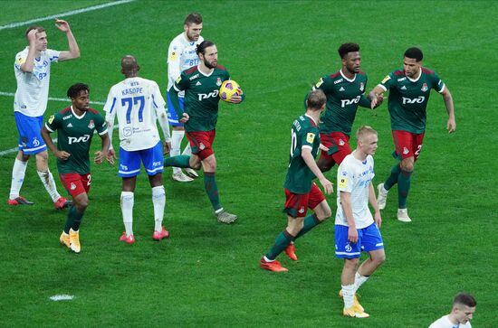 Russia Soccer Premier-League Dynamo-Lokomotiv