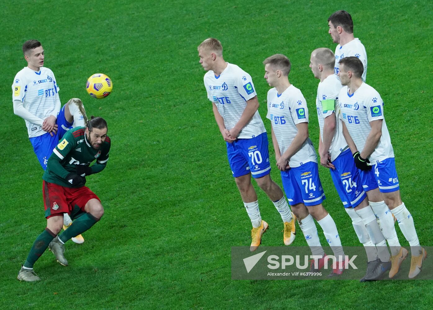 Russia Soccer Premier-League Dynamo-Lokomotiv