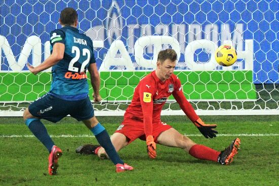 Russia Soccer Premier-League Zenit - Krasnodar