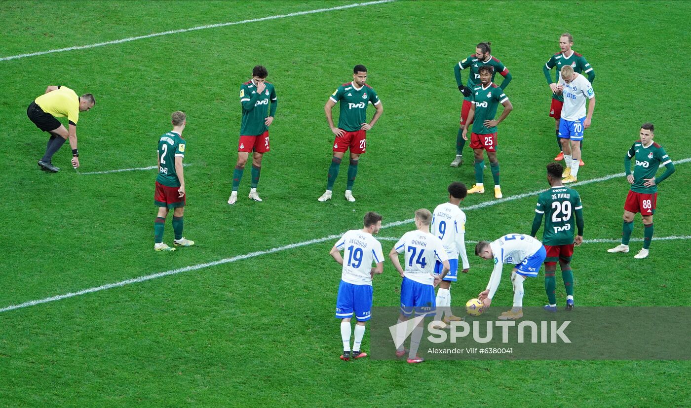 Russia Soccer Premier-League Dynamo-Lokomotiv