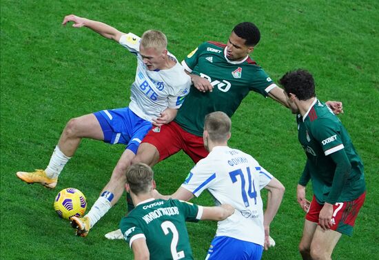 Russia Soccer Premier-League Dynamo-Lokomotiv