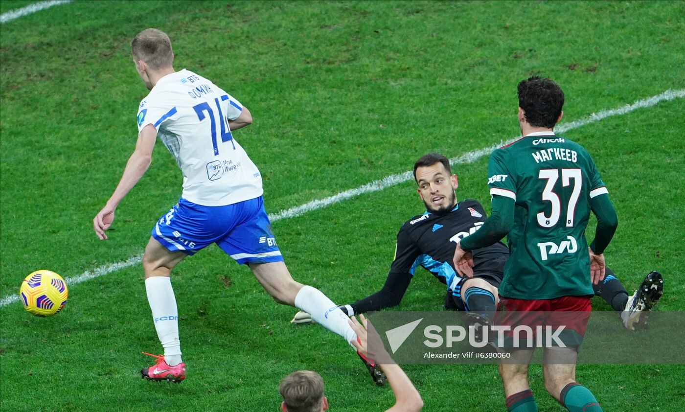 Russia Soccer Premier-League Dynamo-Lokomotiv