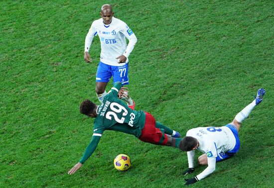 Russia Soccer Premier-League Dynamo-Lokomotiv
