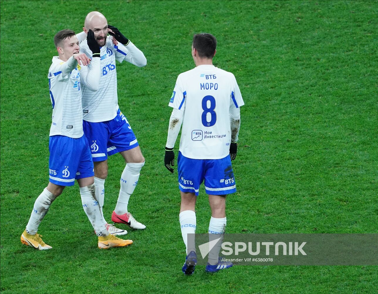 Russia Soccer Premier-League Dynamo-Lokomotiv