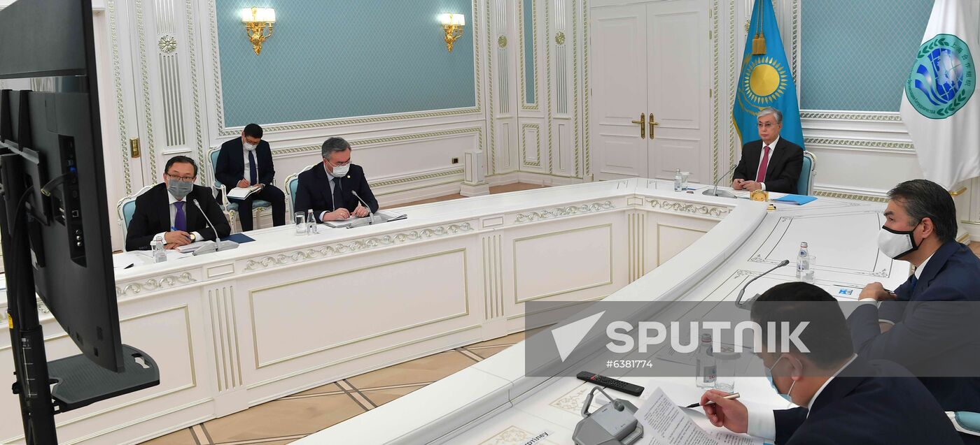 Russian President Vladimir Putin chairs SCO Heads of State Council (HSC) Meeting