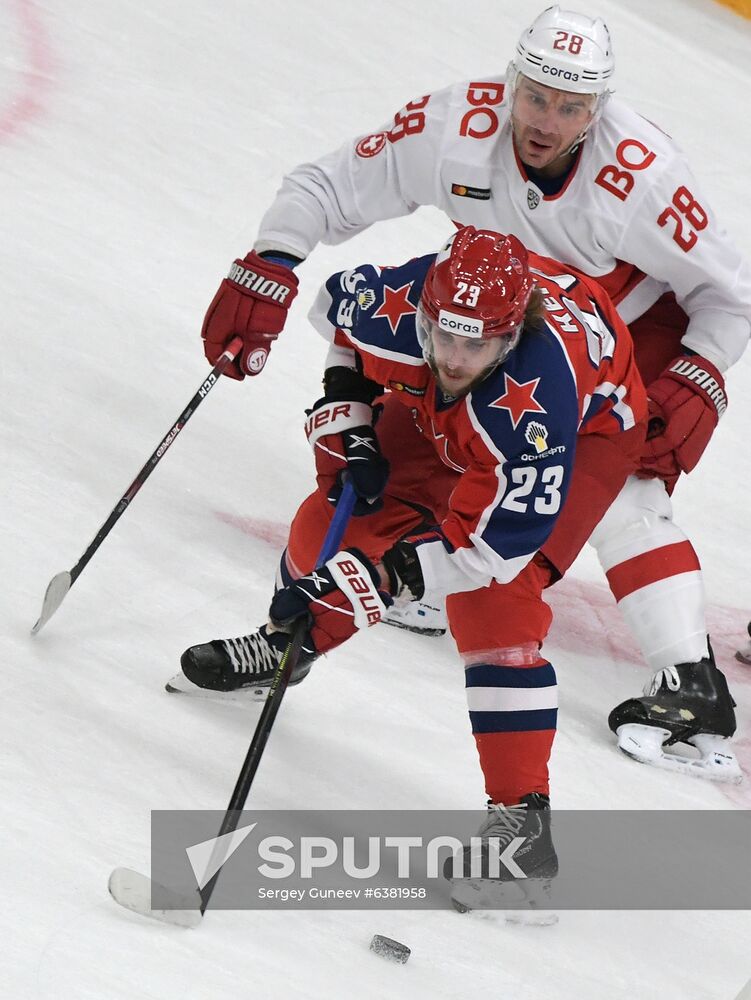 Russia Ice Hockey CSKA - Spartak