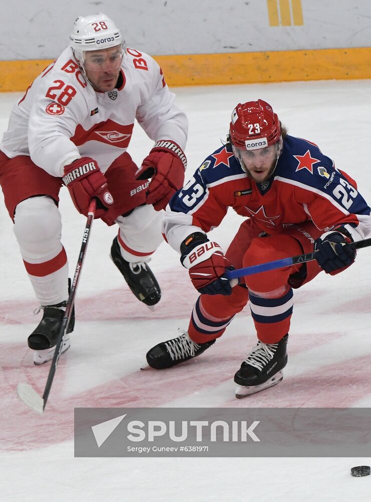 Russia Ice Hockey CSKA - Spartak