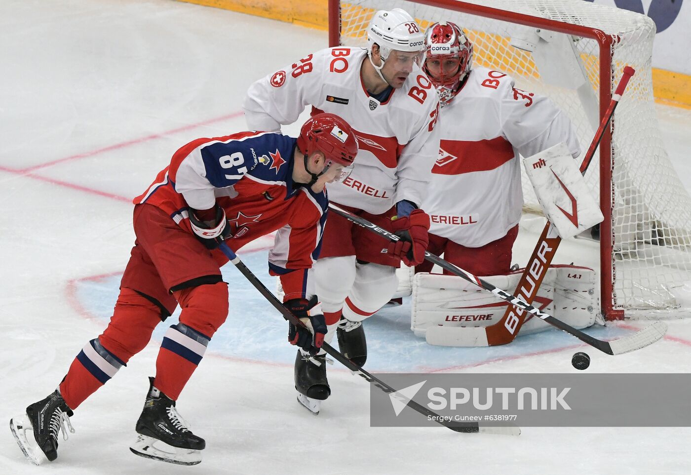 Russia Ice Hockey CSKA - Spartak