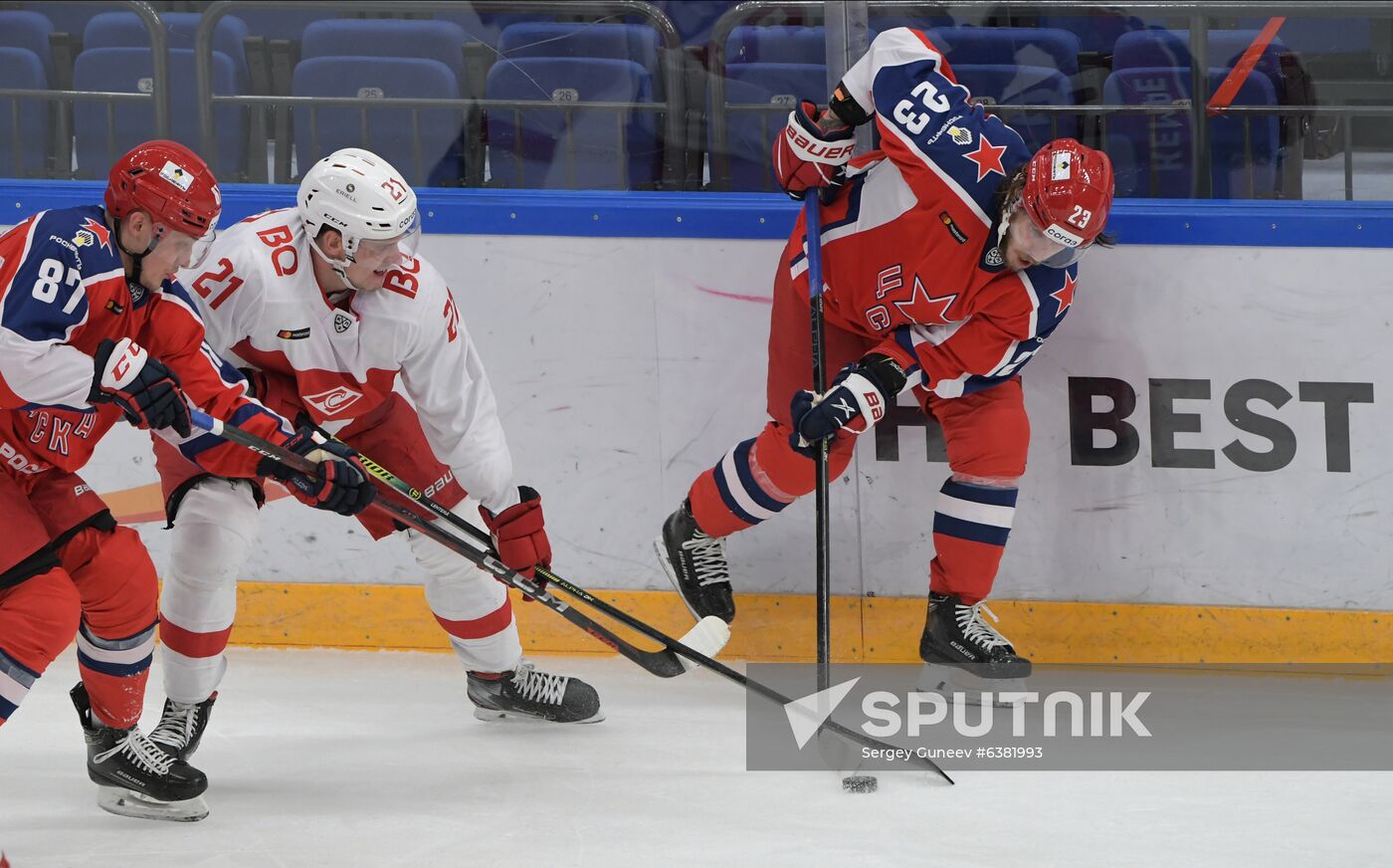 Russia Ice Hockey CSKA - Spartak